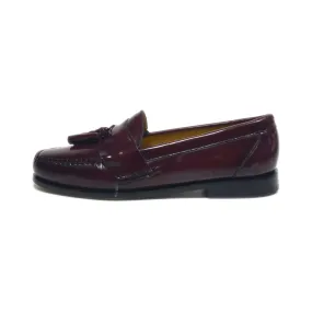 Bass Loafers Leather Red Colour For Women