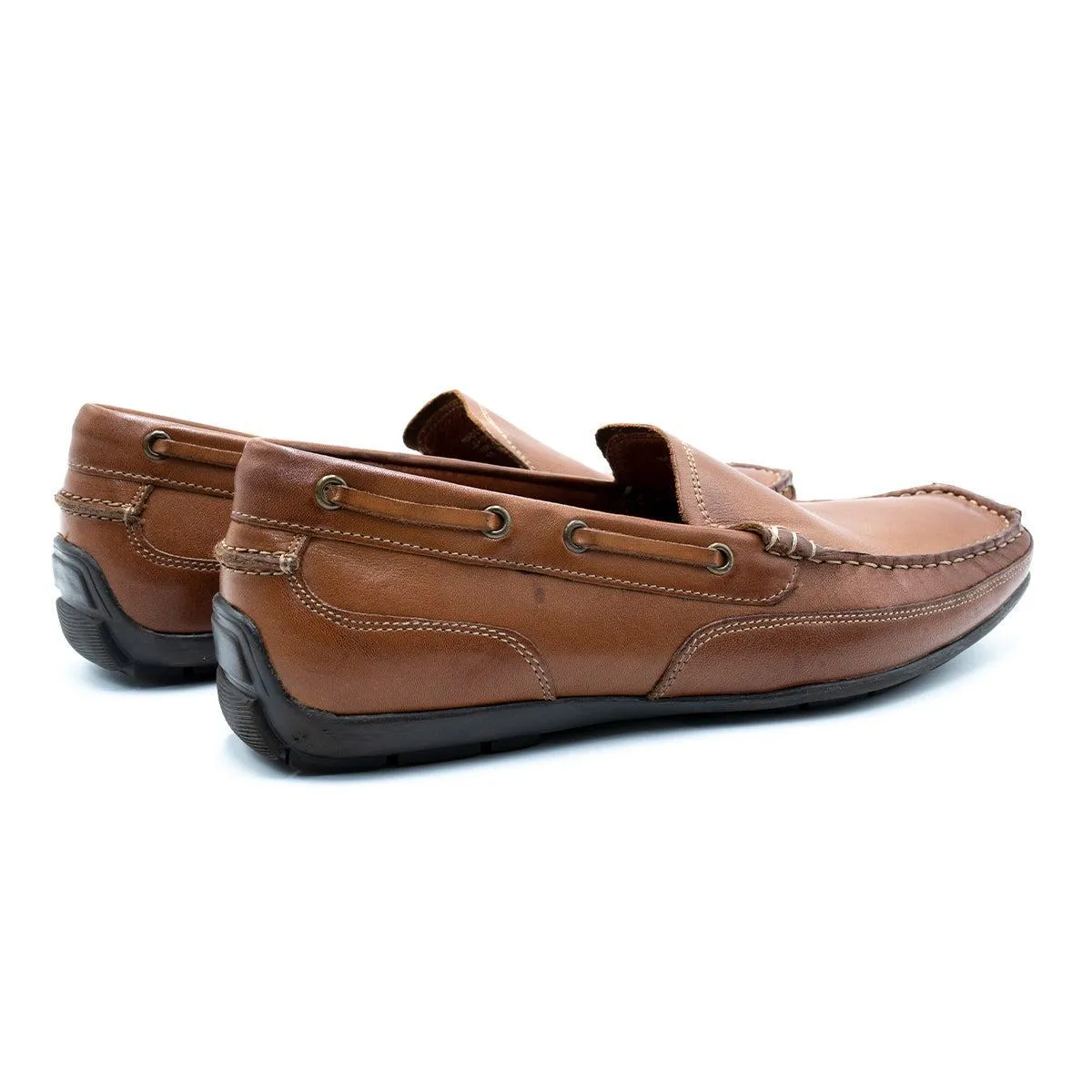 Bass Slipon Loafers Leather Brown Colour For Men