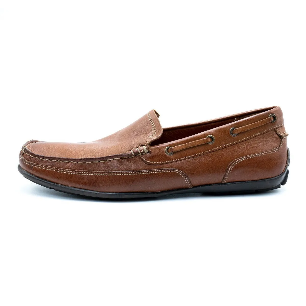 Bass Slipon Loafers Leather Brown Colour For Men