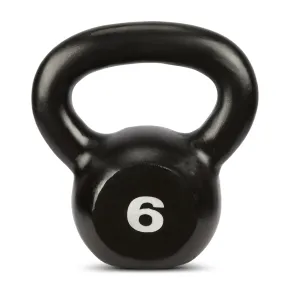 Black Cast Iron Kettlebell - 6kg