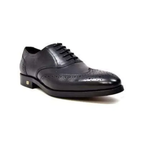 British Walkers Adam Men's Black Leather Loafers