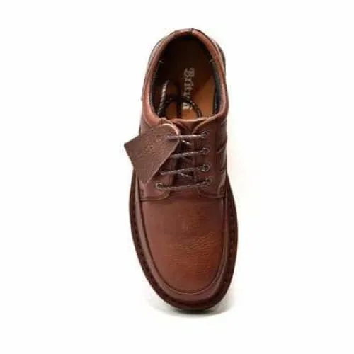 British Walkers Oxfords Men's Brown Leather Comfortable Dress Shoes