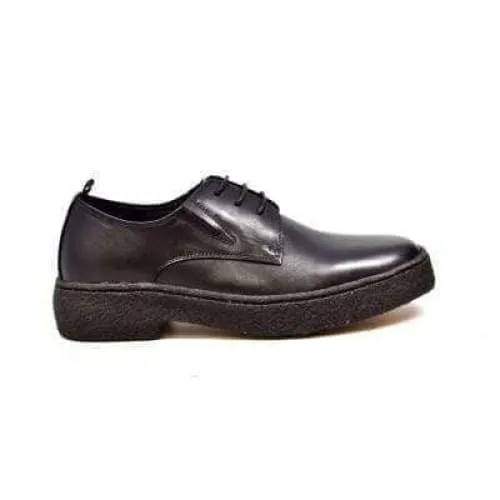 British Walkers Playboy Original Men's Black Leather Low Top Oxfords