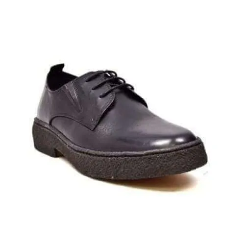 British Walkers Playboy Original Men's Black Leather Low Top Oxfords