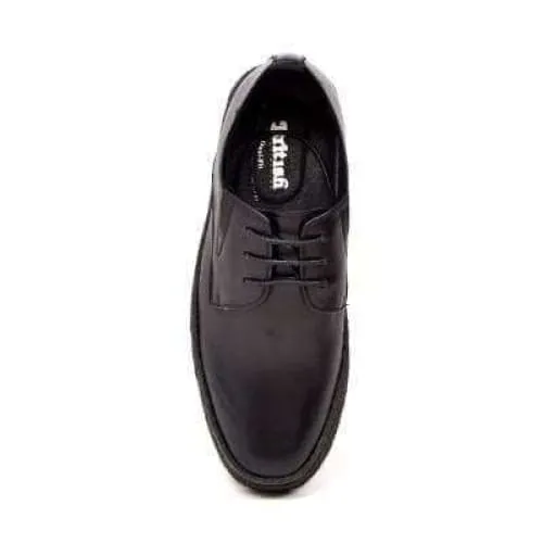 British Walkers Playboy Original Men's Black Leather Low Top Oxfords