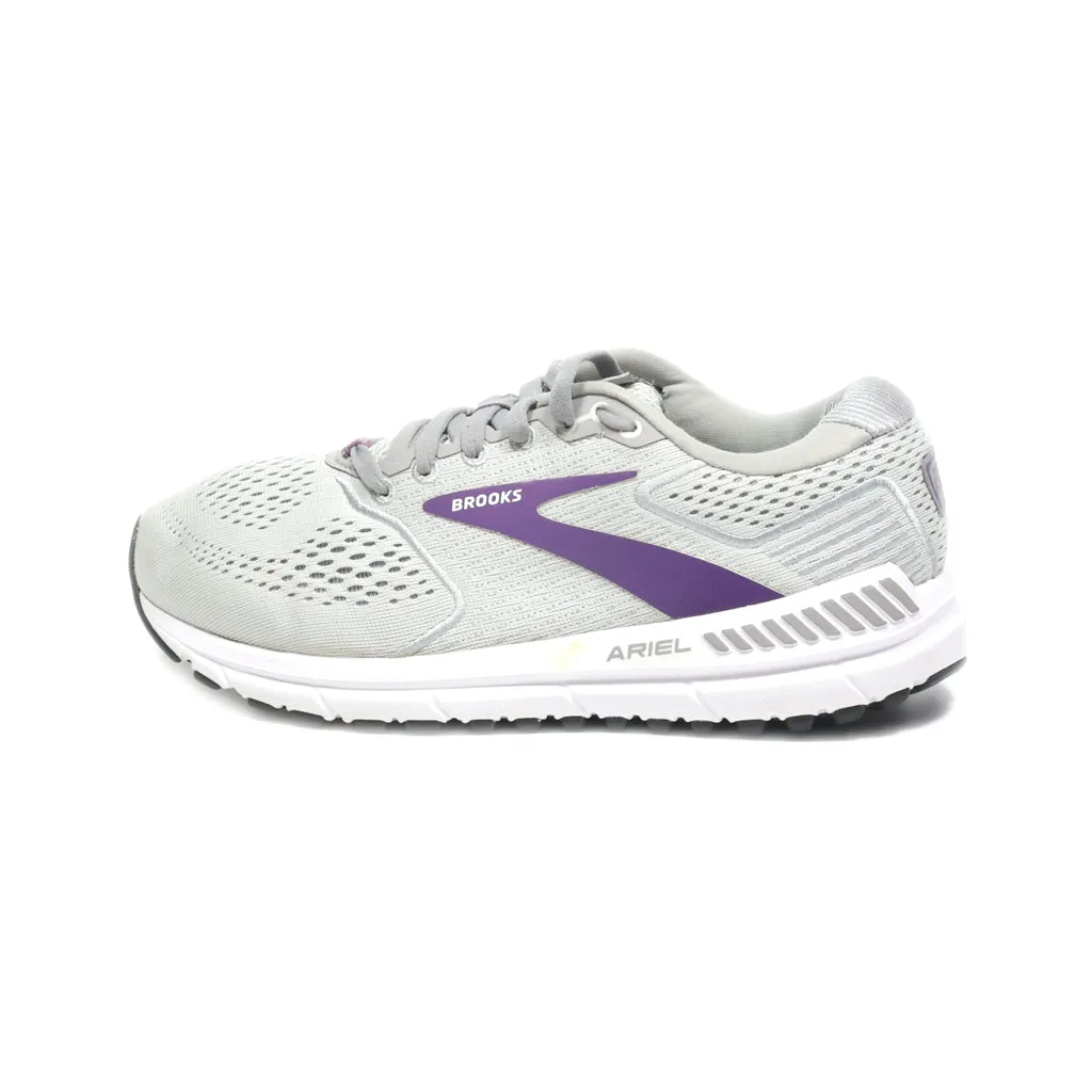 Brooks Ariel20 Sport Shoes Fabric Grey Colour For Women