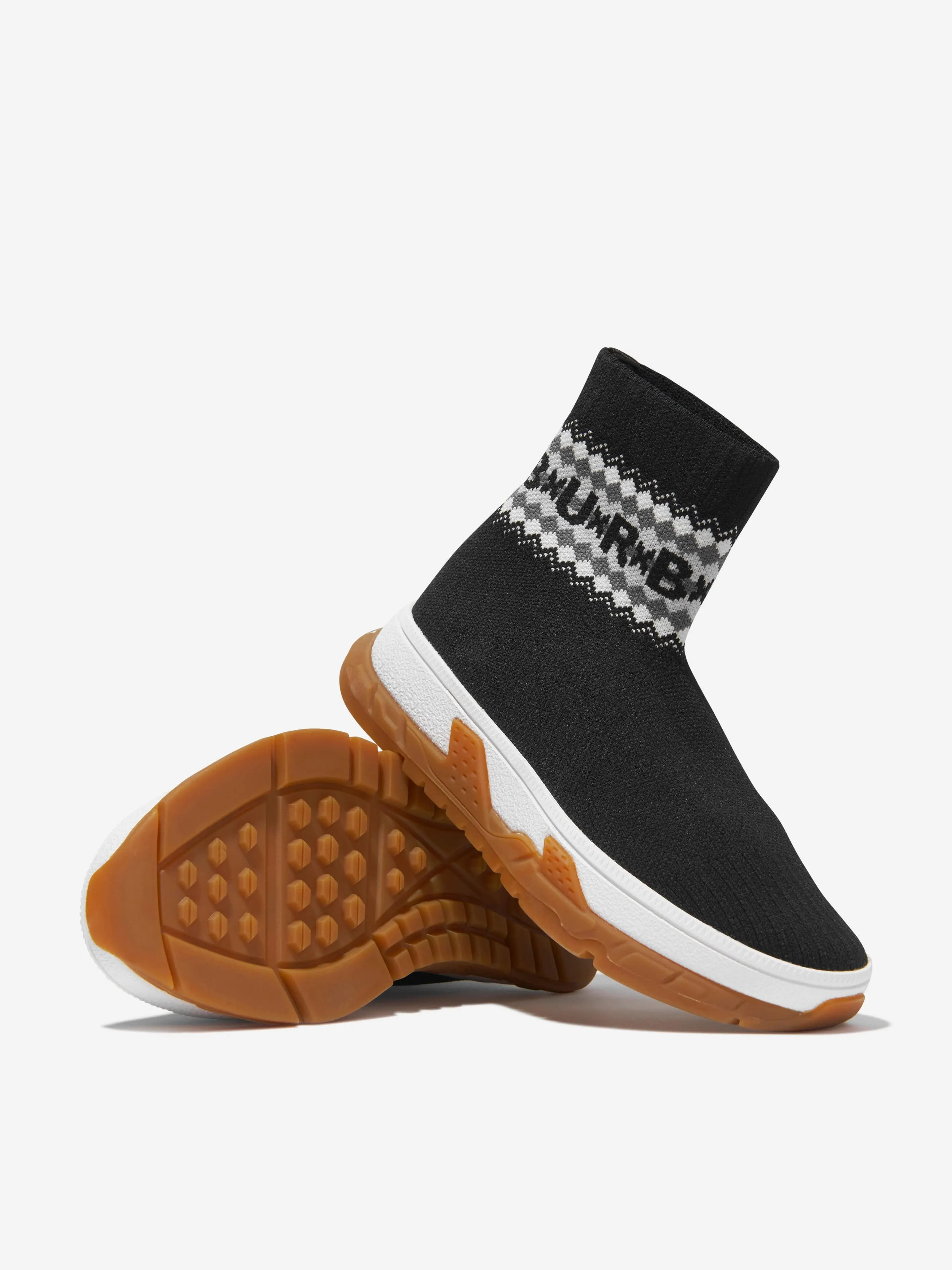 Burberry Kids Union Sock Trainers