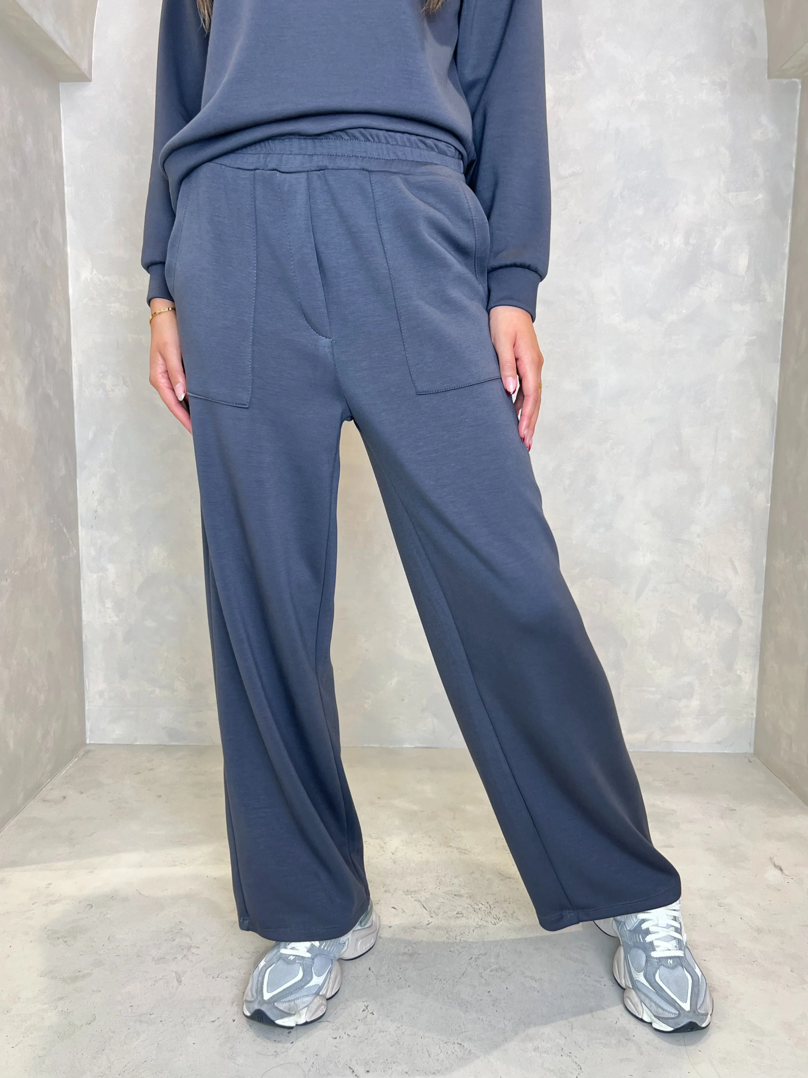 Charcoal Pocket Jogging Bottoms