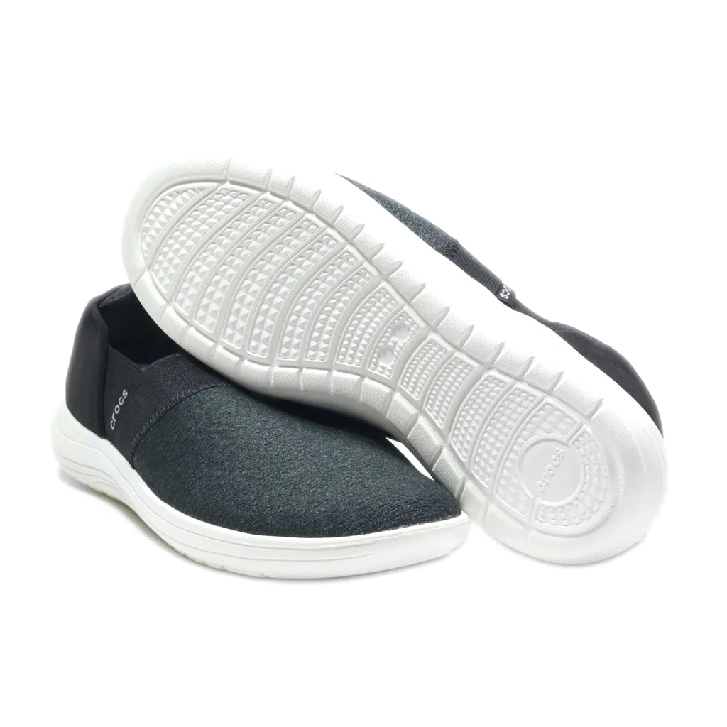 Crocs Trainers & Sneakers Leather Black Colour For Women