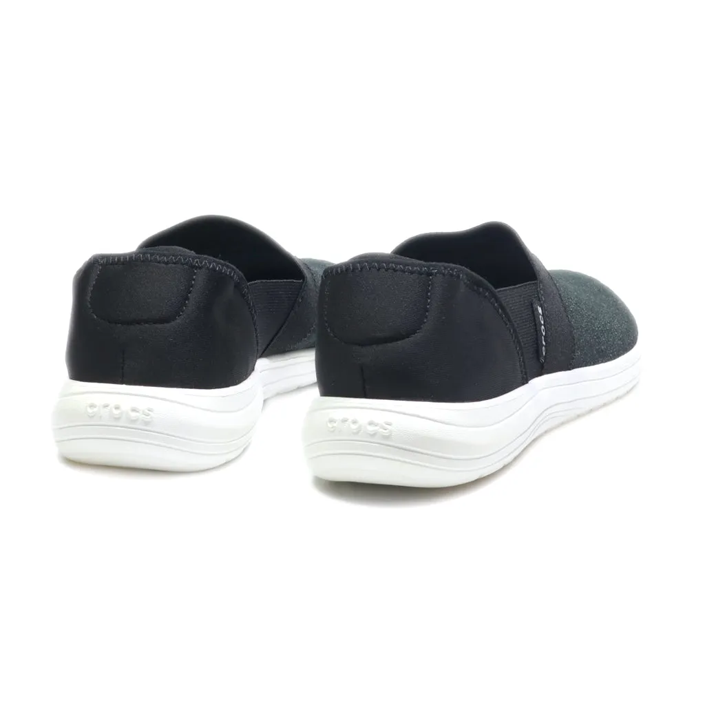 Crocs Trainers & Sneakers Leather Black Colour For Women