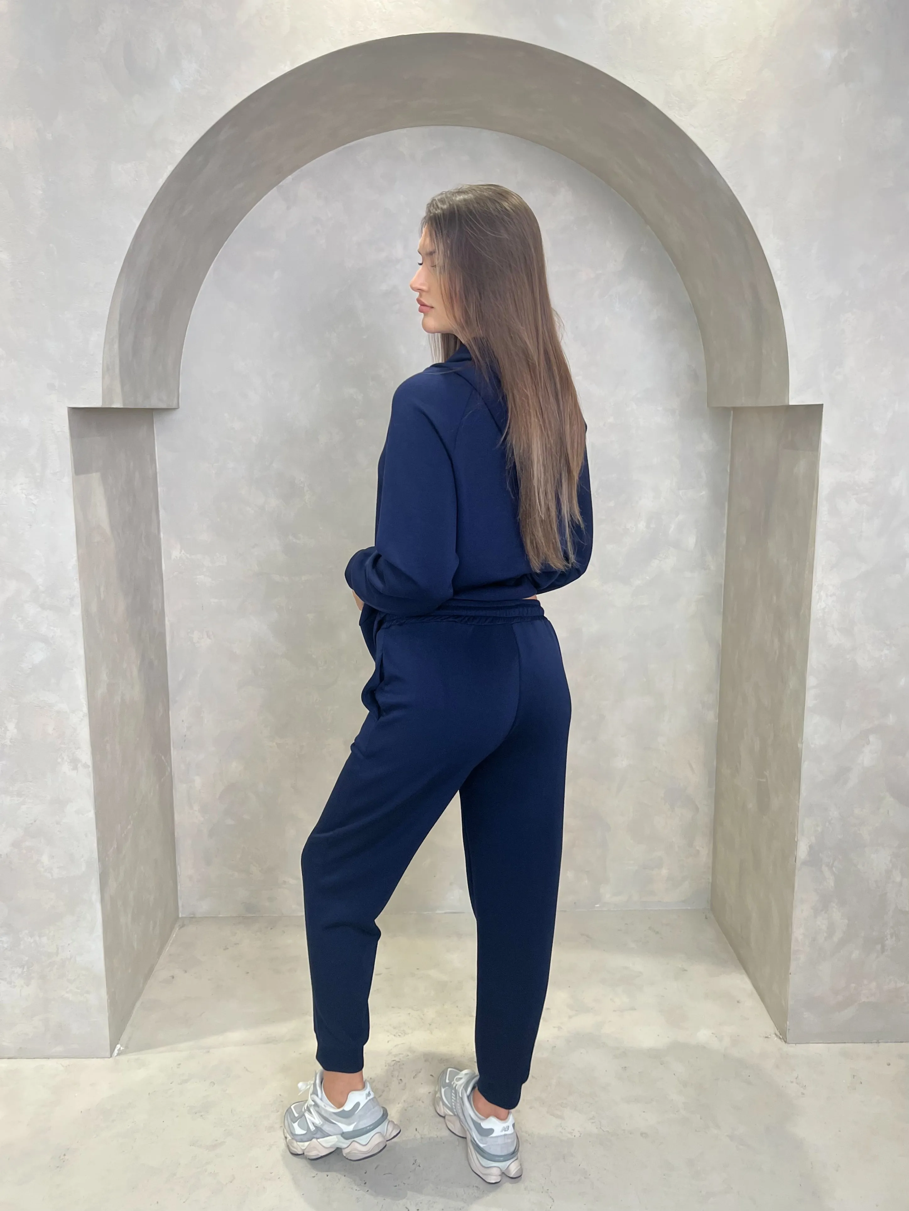 Dark Navy Drawstring Jogging Bottoms