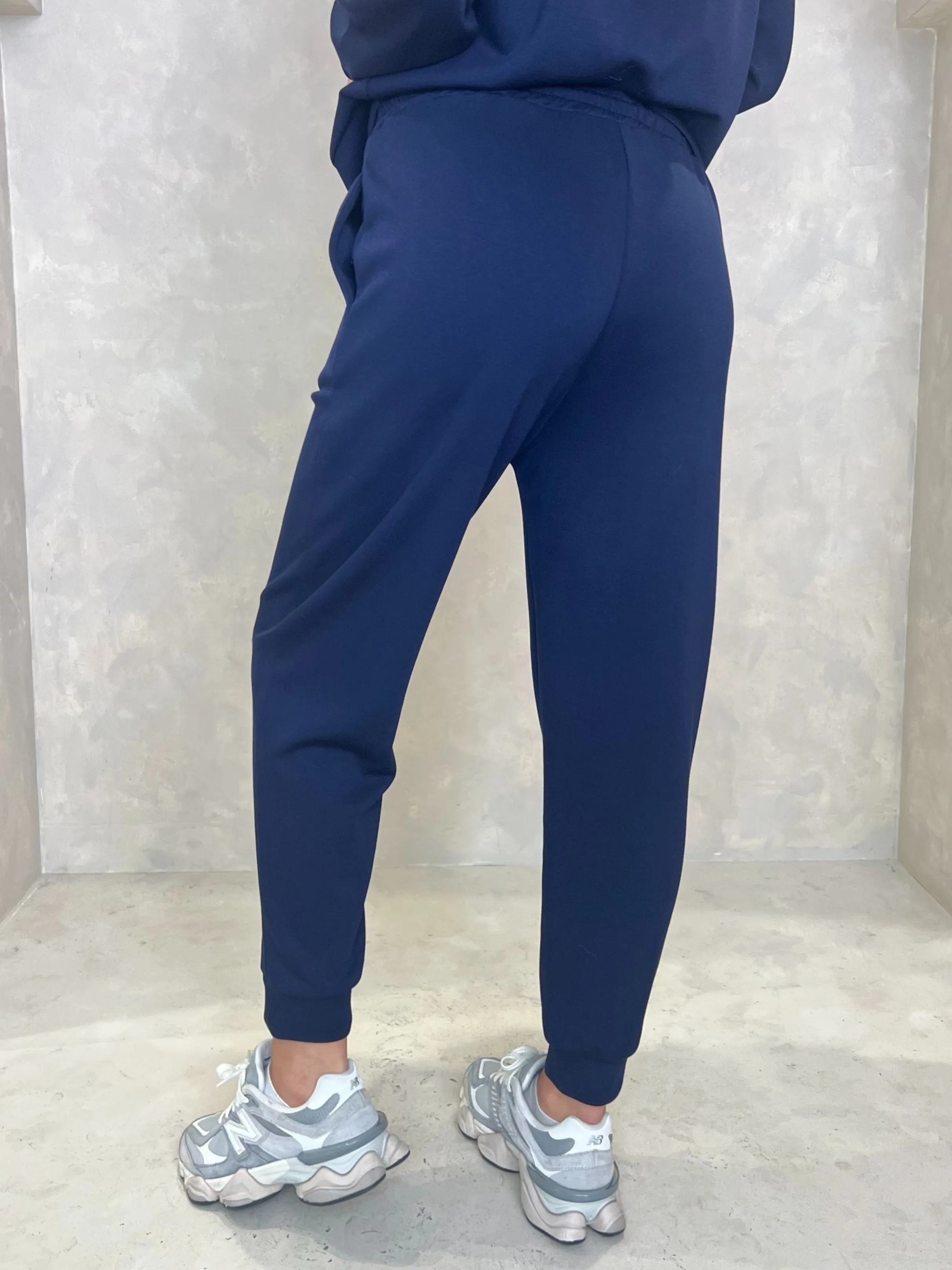 Dark Navy Drawstring Jogging Bottoms