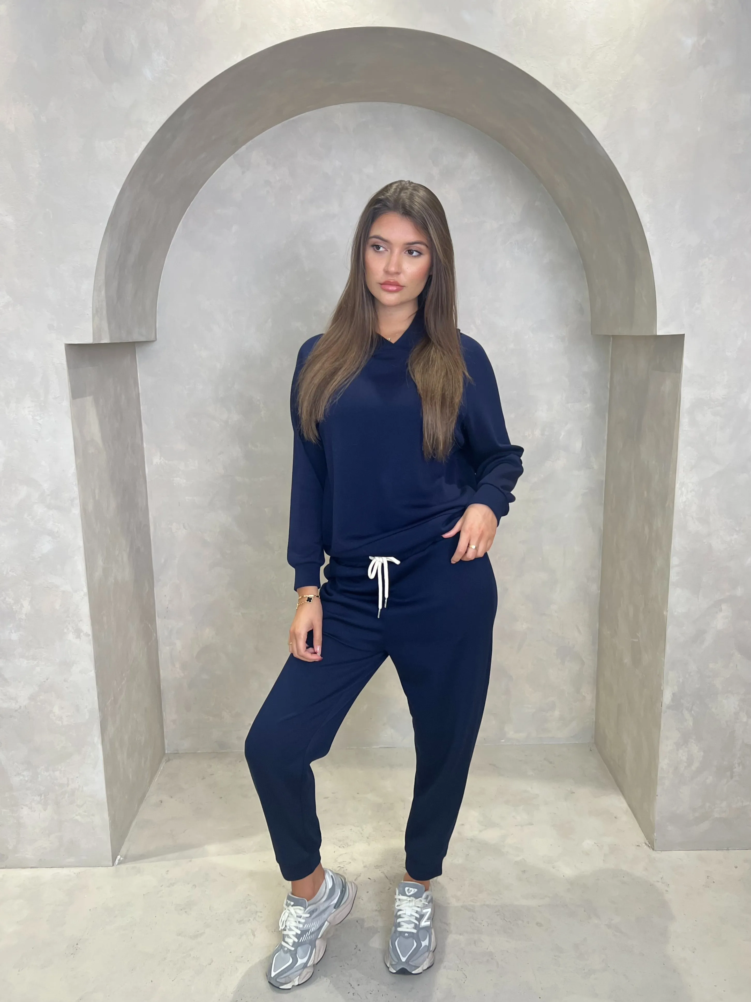 Dark Navy Drawstring Jogging Bottoms