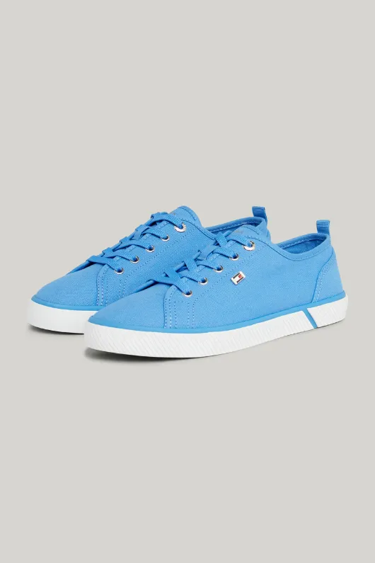 Enamel Flag Canvas Trainers