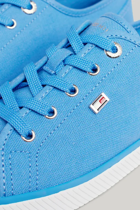 Enamel Flag Canvas Trainers