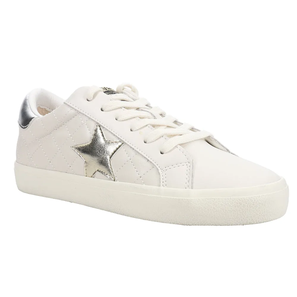 Flair Quilted Metallic Slip On Sneakers