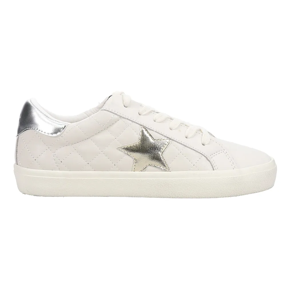 Flair Quilted Metallic Slip On Sneakers