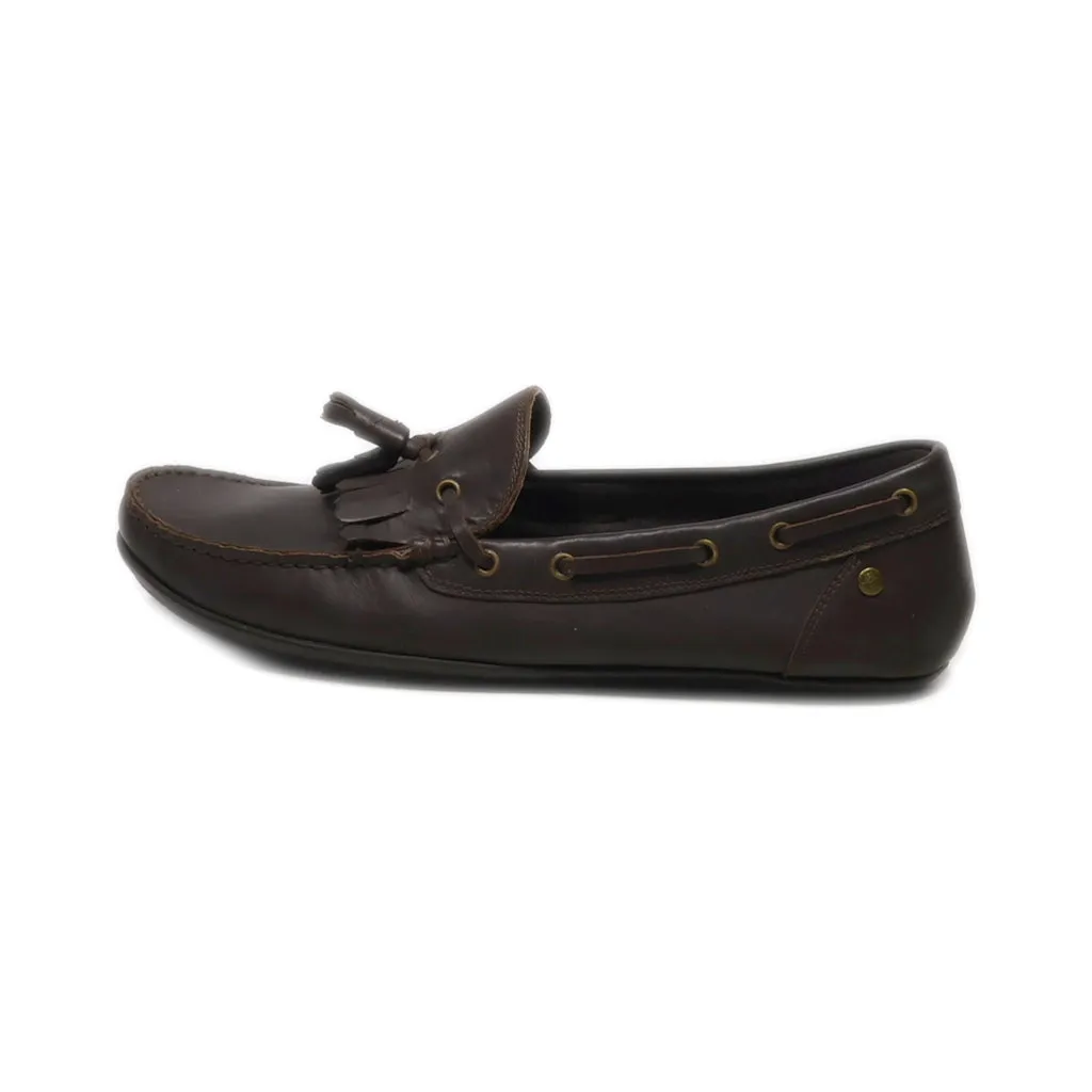 Frank Wright Loafers Leather Brown Colour For Men