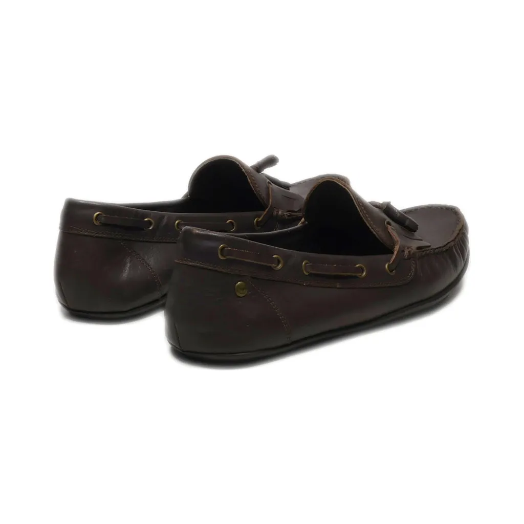 Frank Wright Loafers Leather Brown Colour For Men