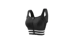 Front Zipper Sports Bra