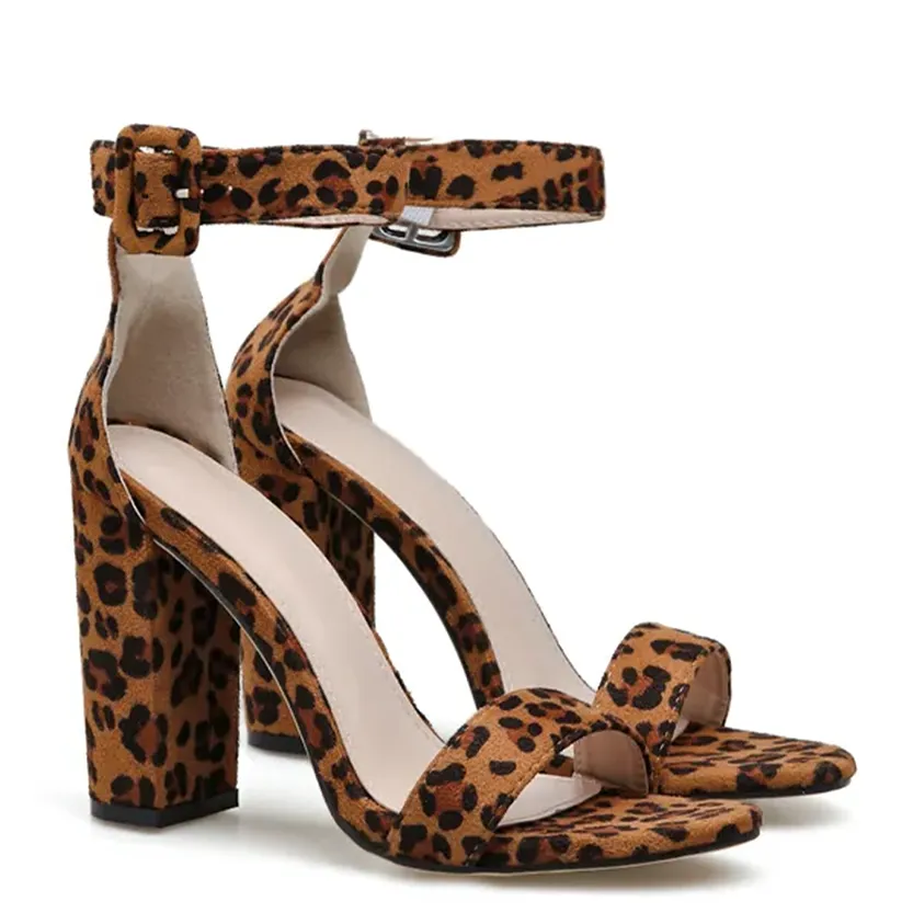 Funki Buys | Shoes | Women's Leopard Print Platform Sandal