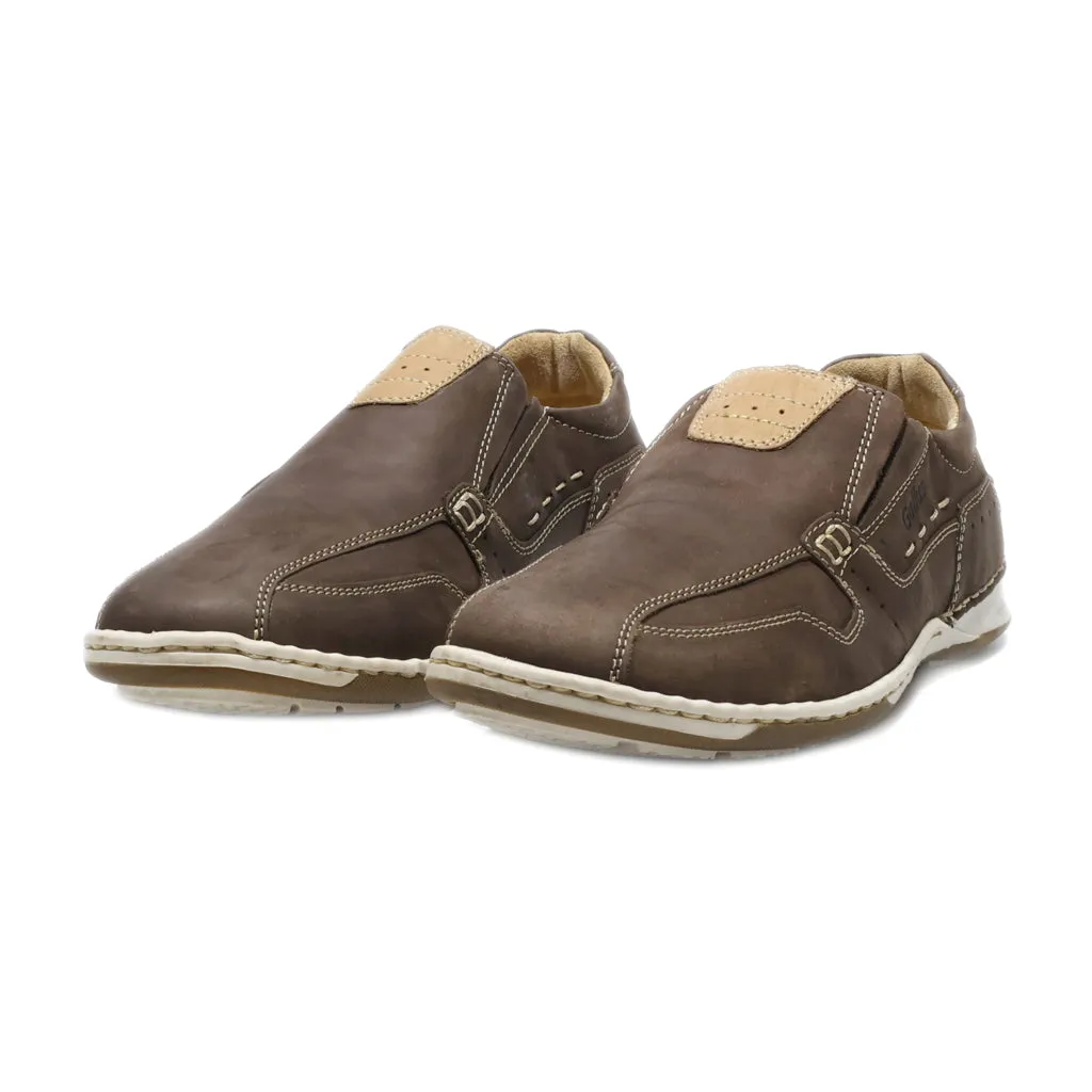 Gallus Loafers Leather Brown Colour For Women