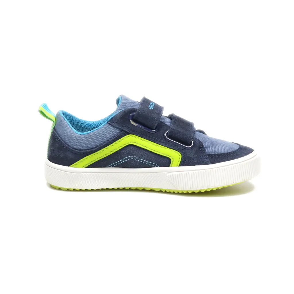 Geox Sneakers Suede Blue Colour For Kids