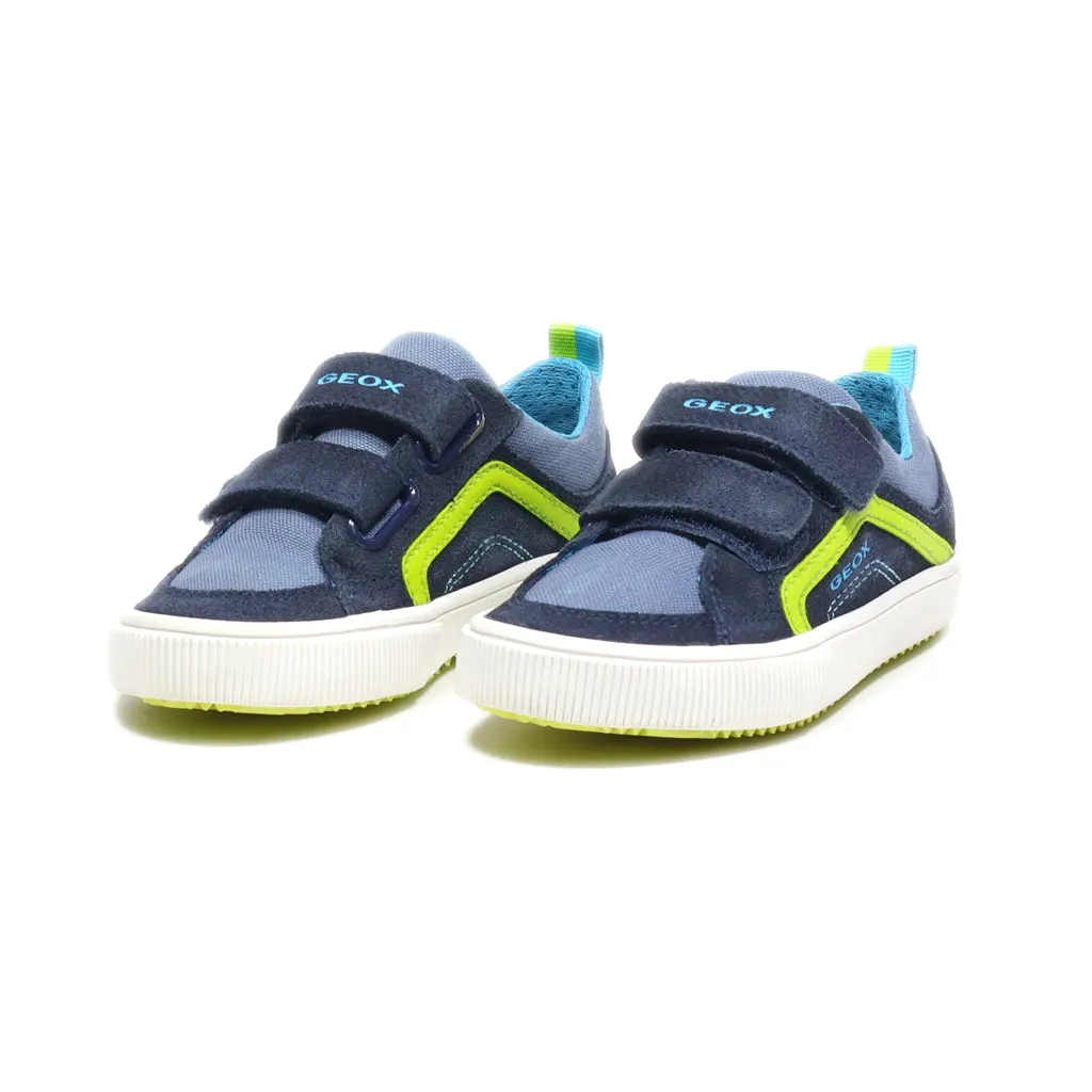 Geox Sneakers Suede Blue Colour For Kids