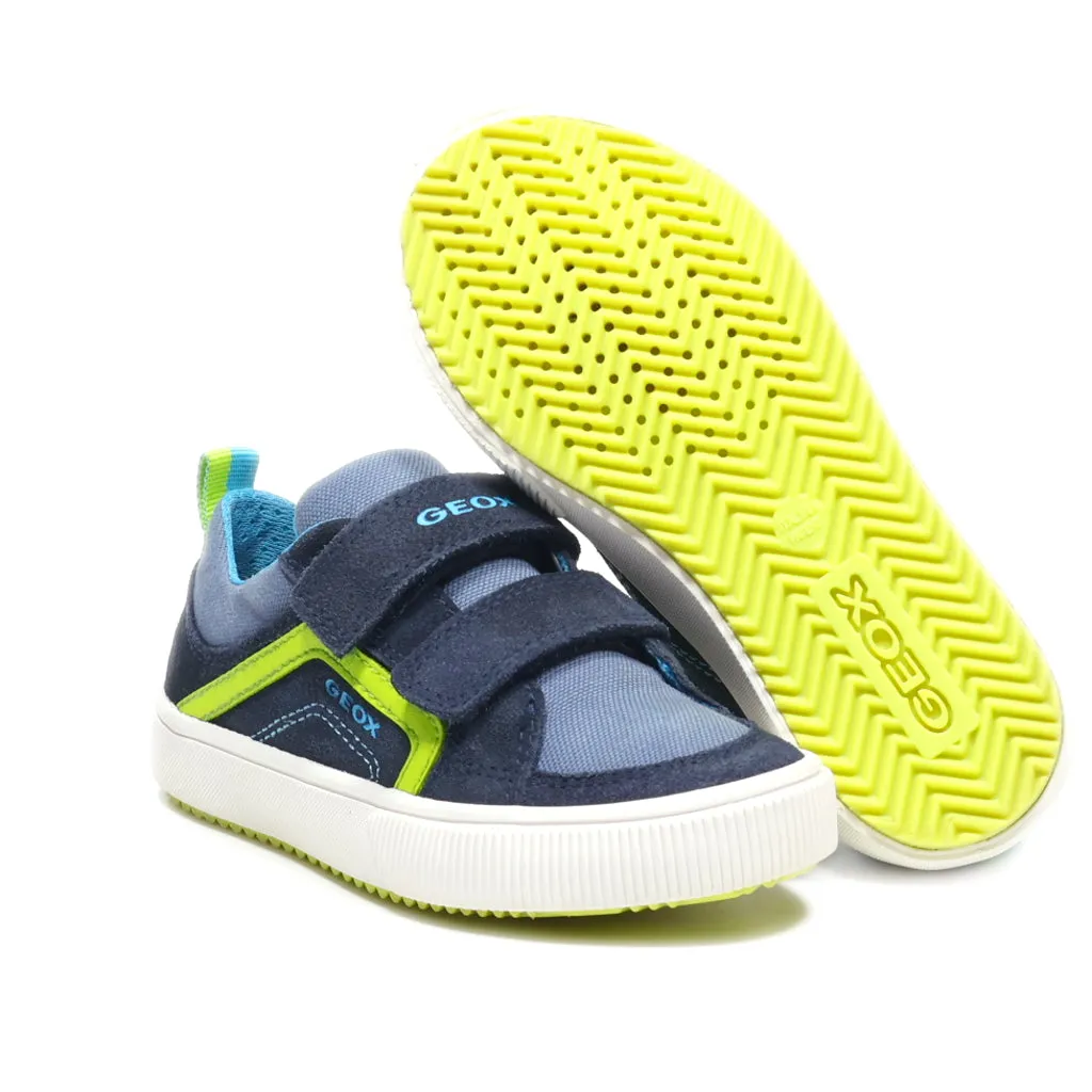 Geox Sneakers Suede Blue Colour For Kids