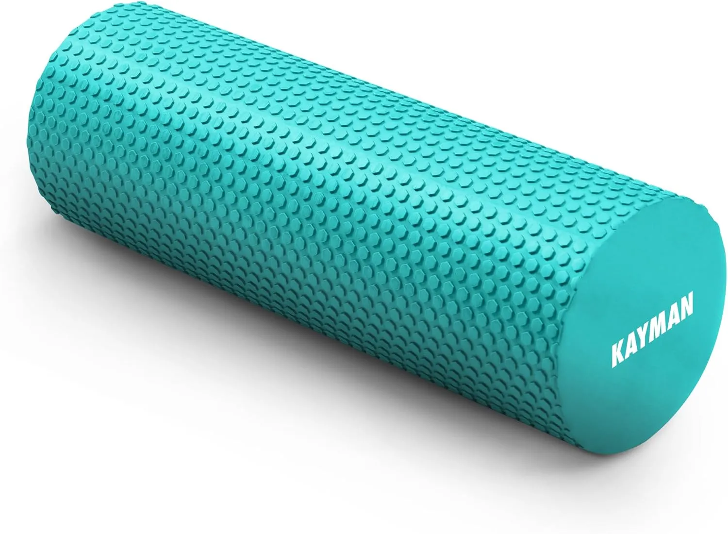 KAYMAN Sports Foam Roller – Deep Tissue Muscle Tension Relief & Circulation Boost | Portable & Lightweight Self Massager for Back, Legs, Gym, Pilates & Yoga | EVA Foam