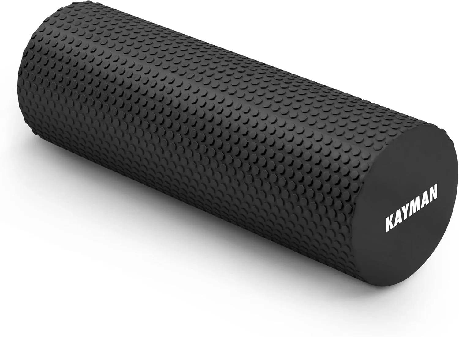 KAYMAN Sports Foam Roller – Deep Tissue Muscle Tension Relief & Circulation Boost | Portable & Lightweight Self Massager for Back, Legs, Gym, Pilates & Yoga | EVA Foam