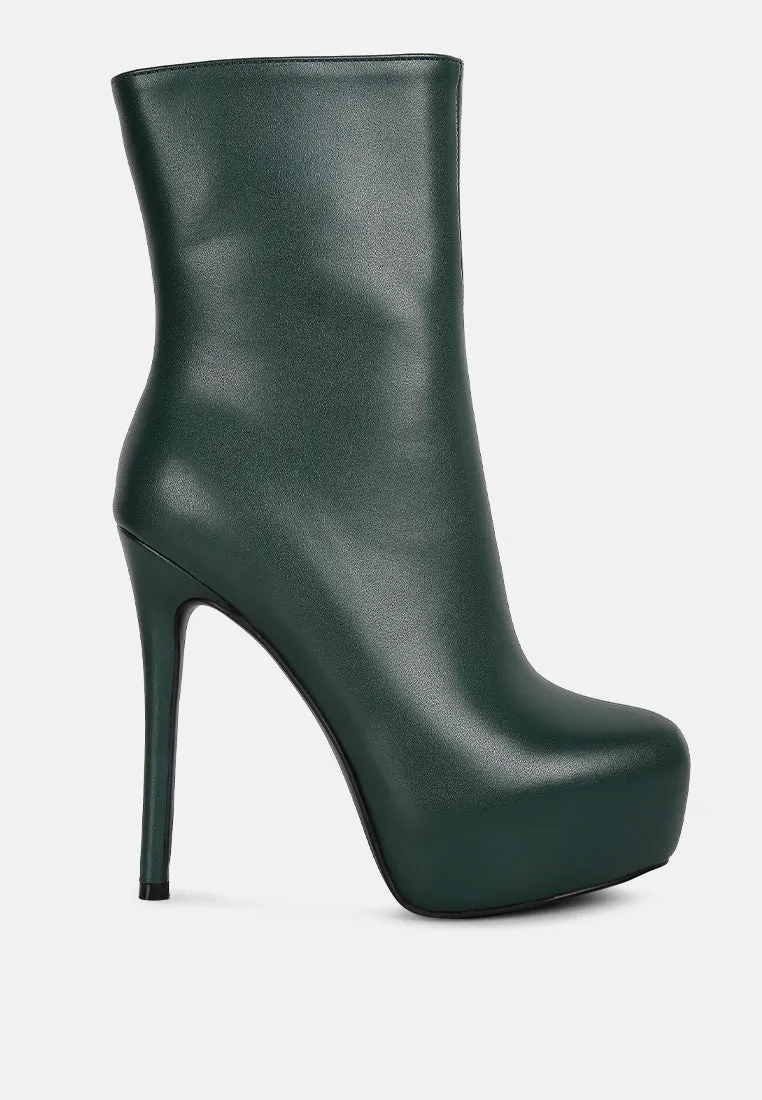 Marsha High Platform Stiletto Ankle Boots