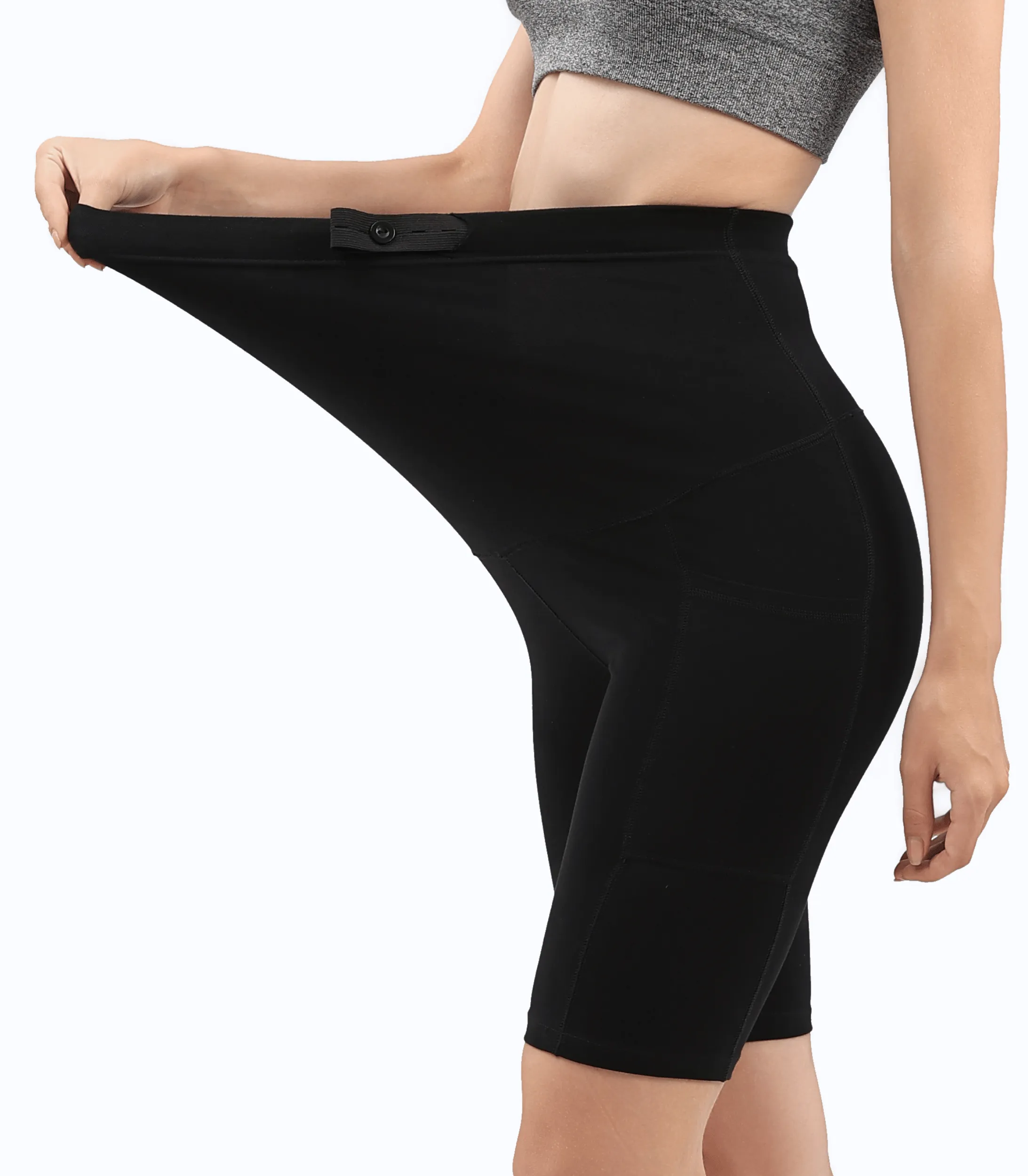 Maternity Yoga Shorts with Pockets