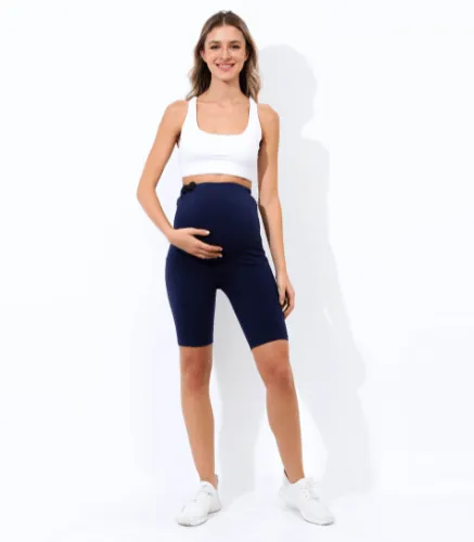 Maternity Yoga Shorts with Pockets