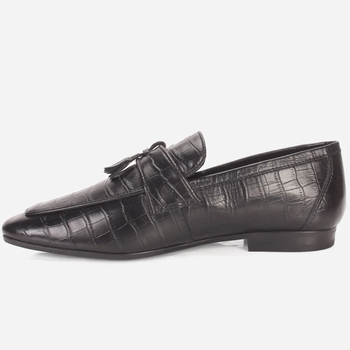 Men "KEITH" Leather Formal Dress Slip-On Shoes