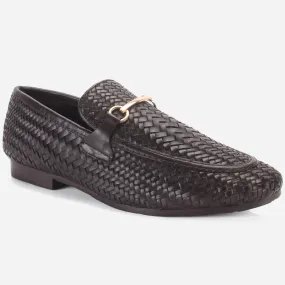 Men "POLIER" Leather Office Dress Slip-On Oxfords