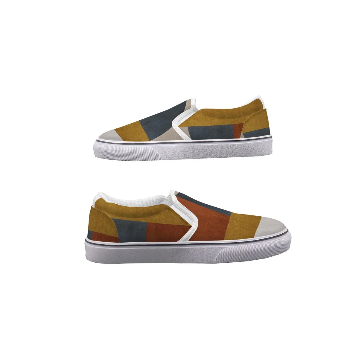 Men's Slip On Sneakers multicolored,  print 75