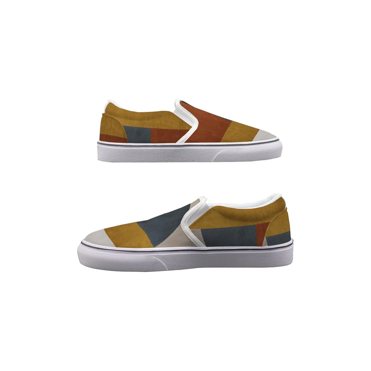 Men's Slip On Sneakers multicolored,  print 75