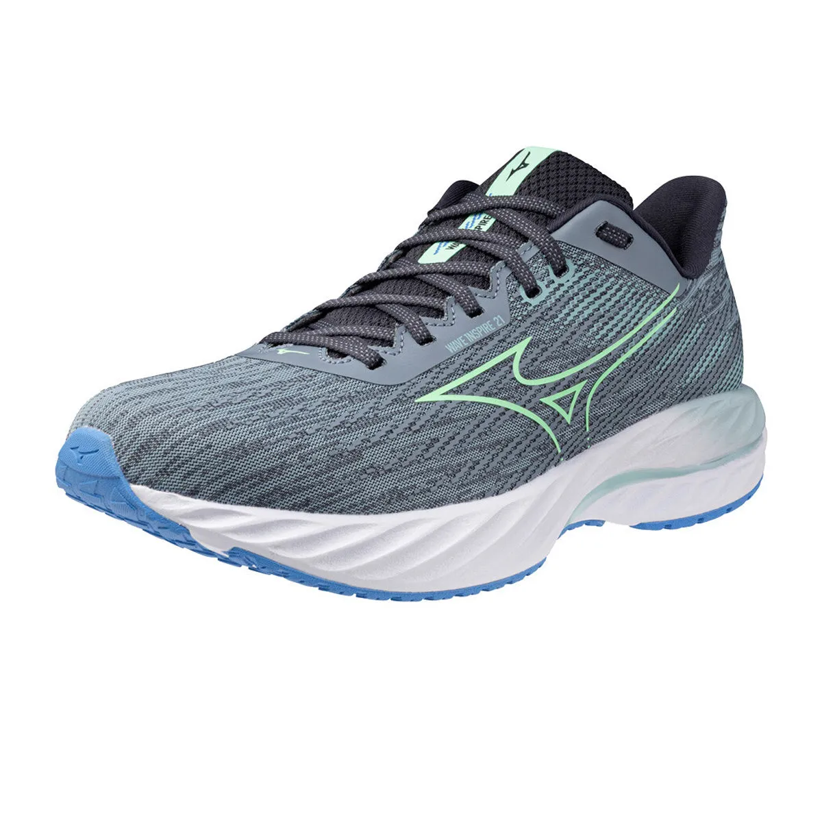 Mizuno Wave Inspire 21 Mens | Tradewinds/neo Mint/frontier Blue