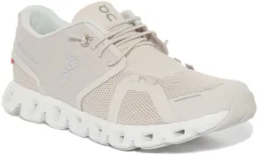 On Running Cloud 5 In Pearl White For Women