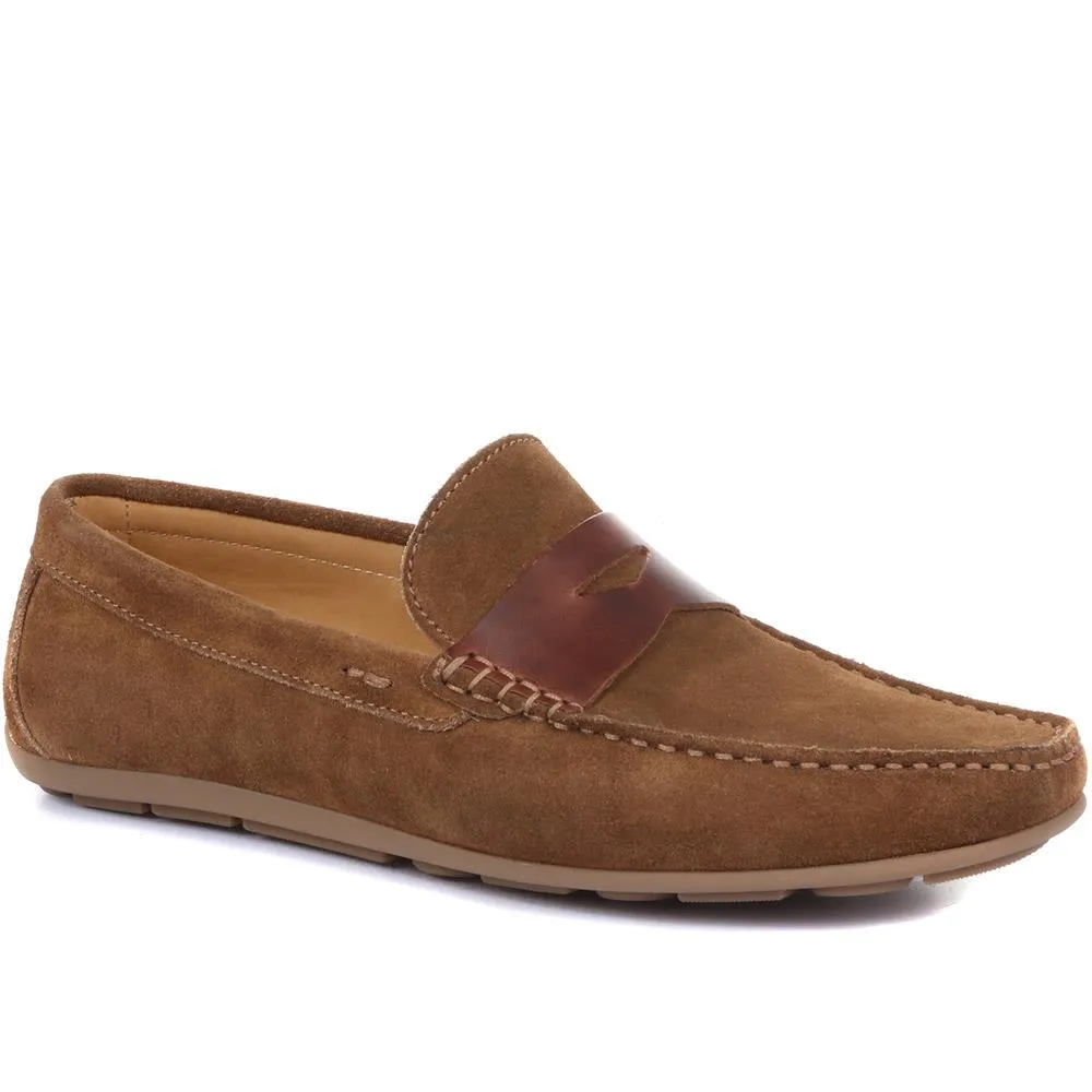 Pierson Suede Leather Loafers - PIERSON / 320 159