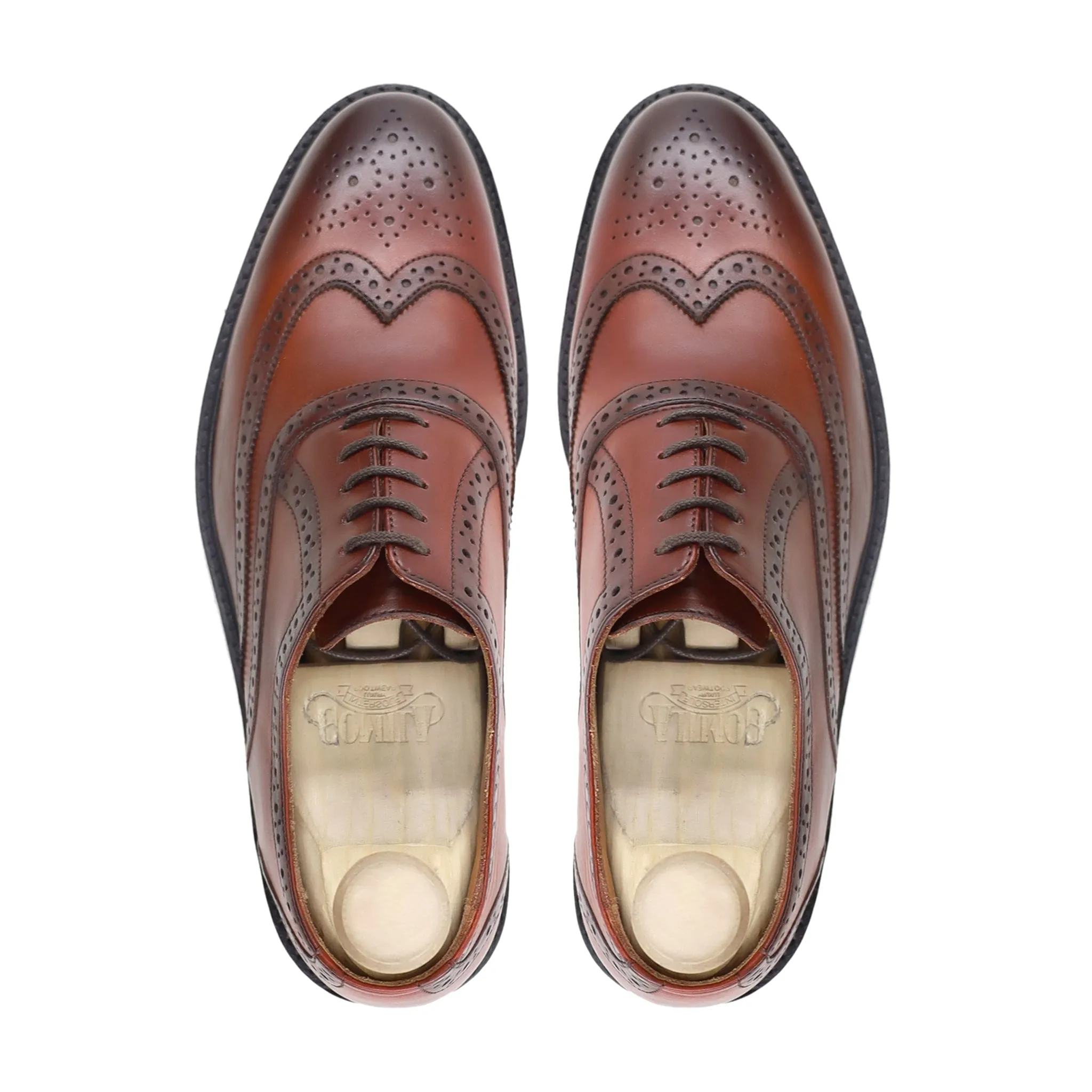 Satoru - Men's Tan Calf Leather Oxford Shoe