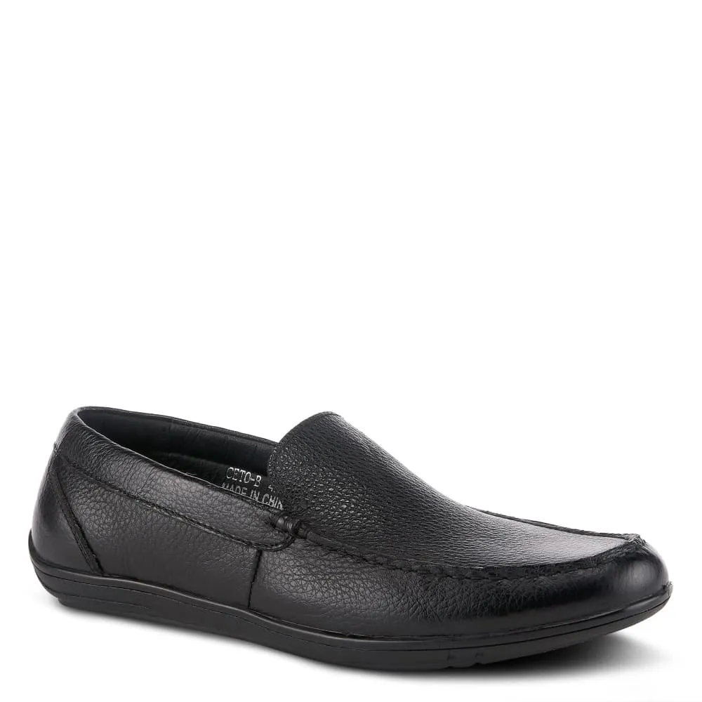 Spring Step Shoes Ceto Leather Driving Loafers