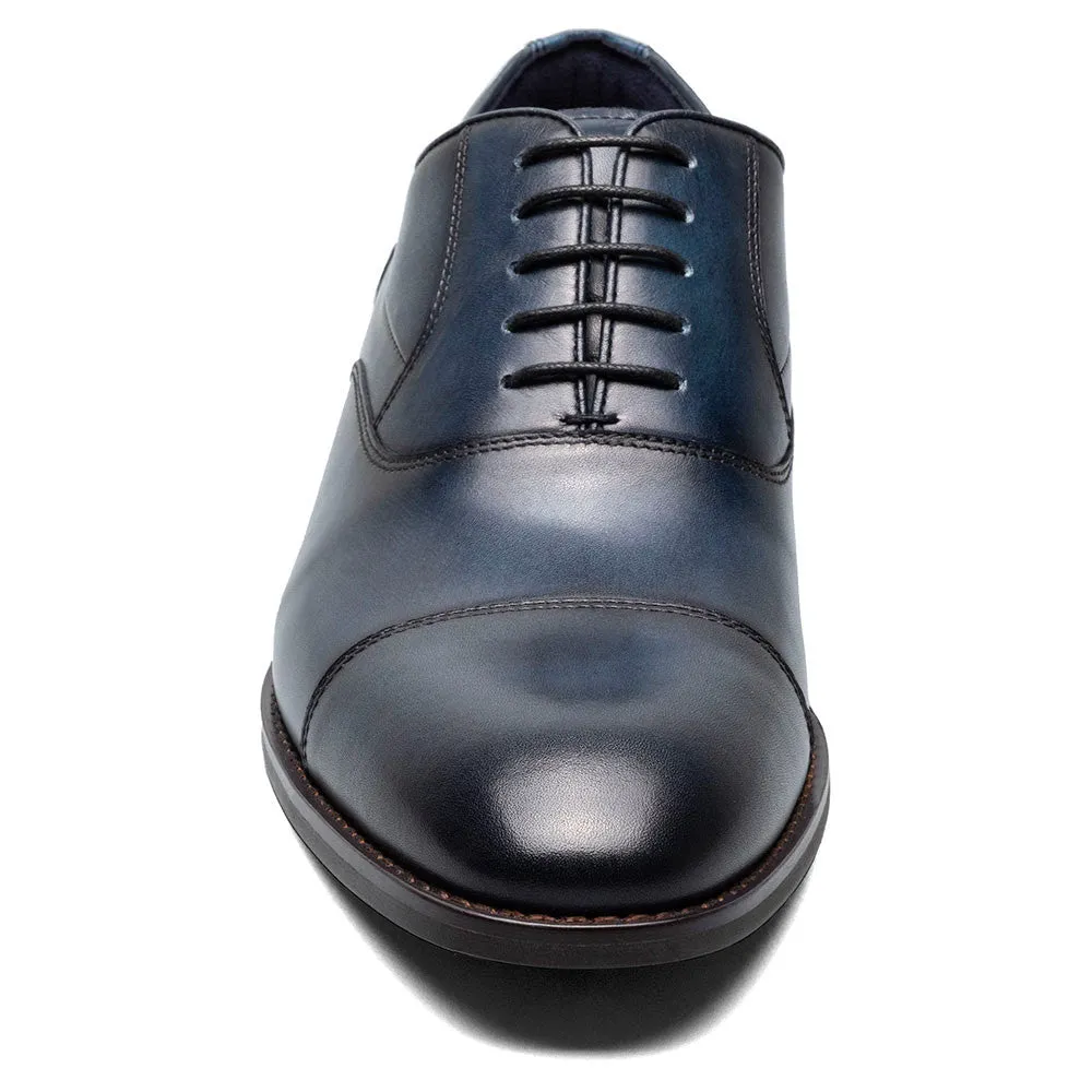 Stacy Adams Kallum Navy Cap Toe Oxford Shoes