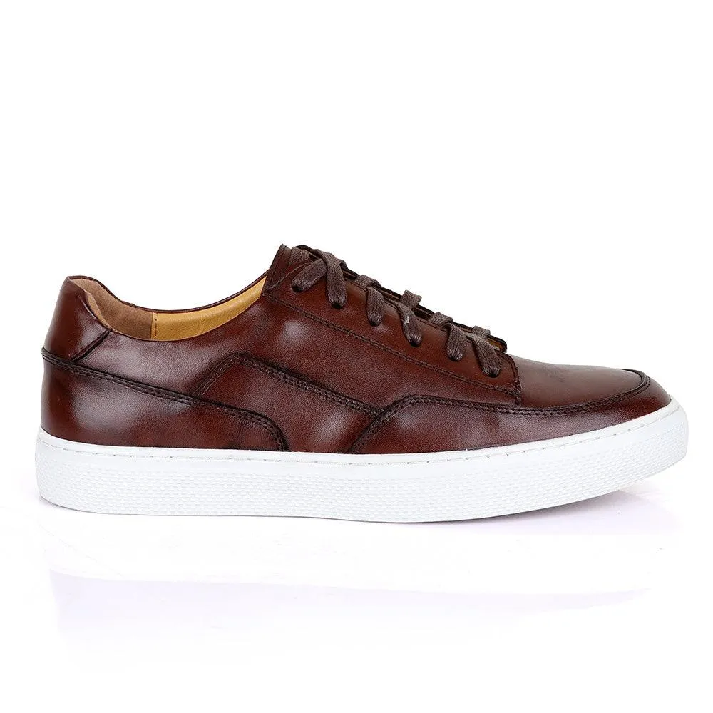 Terry Taylors Cooperate Oxford Brown Sneaker Shoe