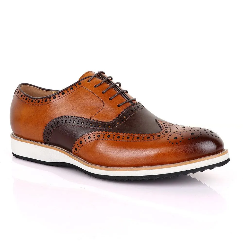 Terry Taylors Oxford Brown and Coffee Sneaker Shoe