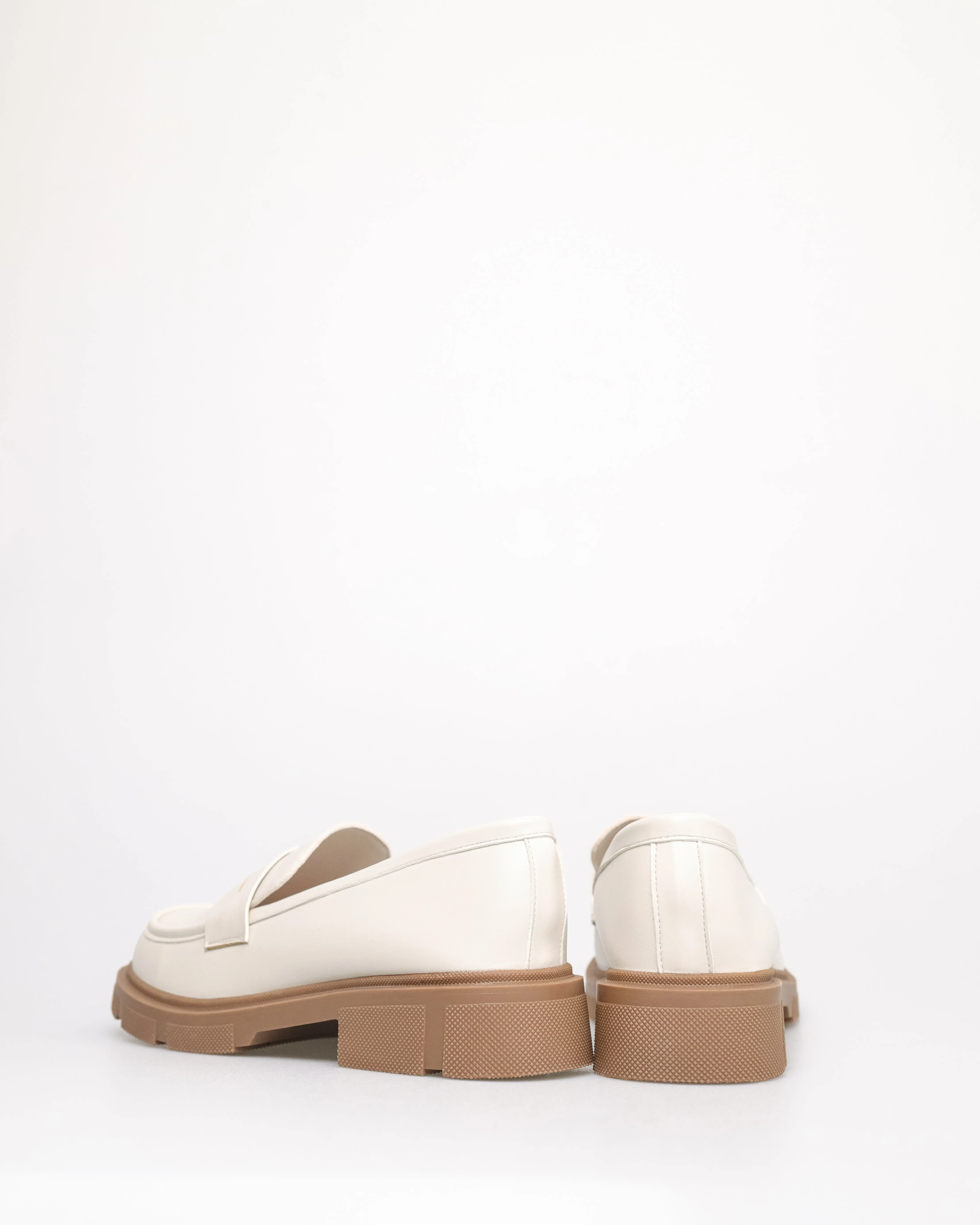 Tomaz NN343 Ladies Penny Loafer (Cream)