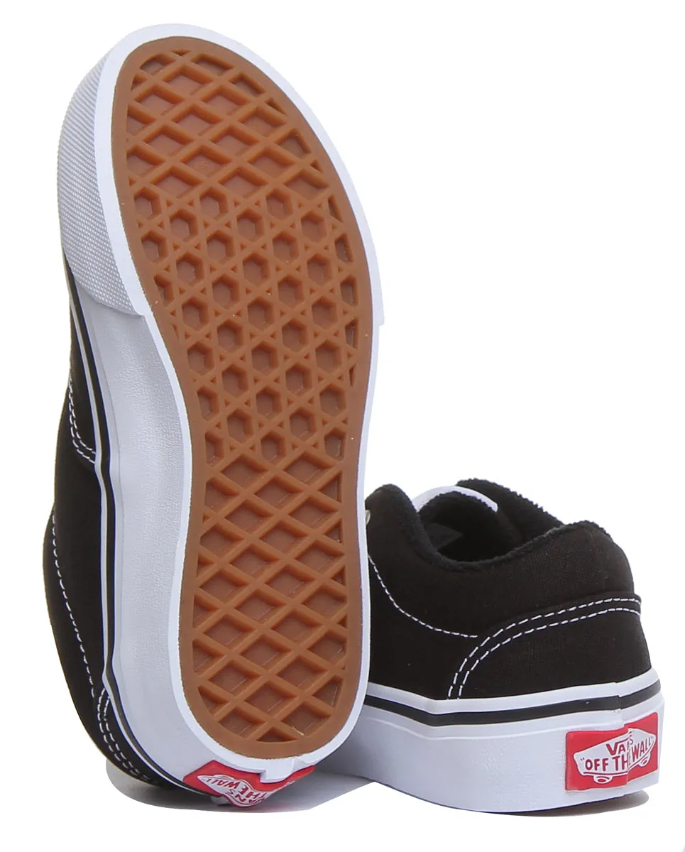 Vans Doheny Kids In Black White