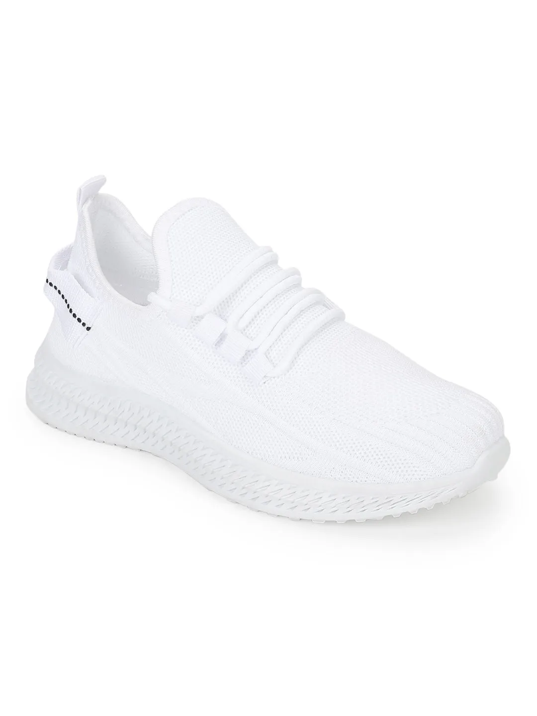 White Mesh Slip-On Sneakers (TC-RS3436-WHT)