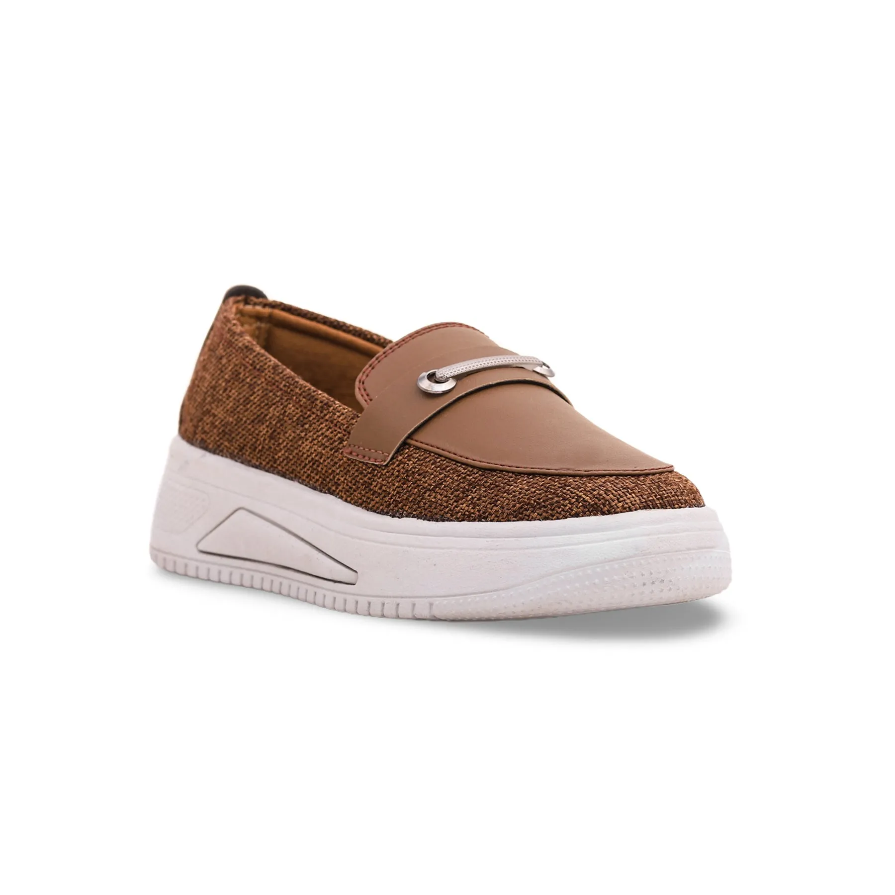 Women Beige Slip On Sneaker AT9080